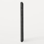 Raceflakken op zwarte strippes Case-Mate iPhone case (Achterkant/links)