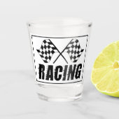 Raceflakken Shot Glas (Voorkant)