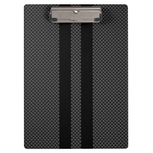 Racefluiken in koolstofvezelstijldecor klembord (Voorkant)