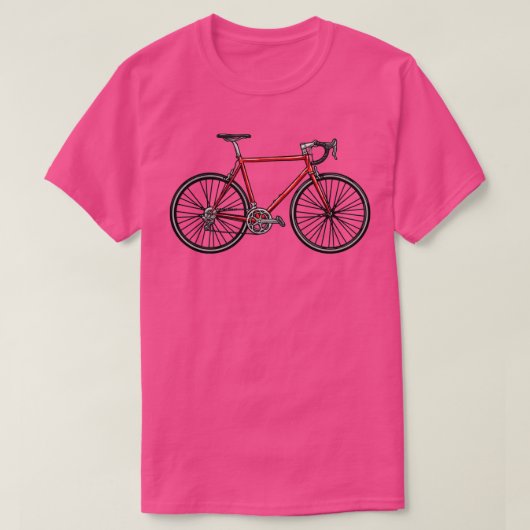 Racefoets met zadels t-shirt (Design voorkant)
