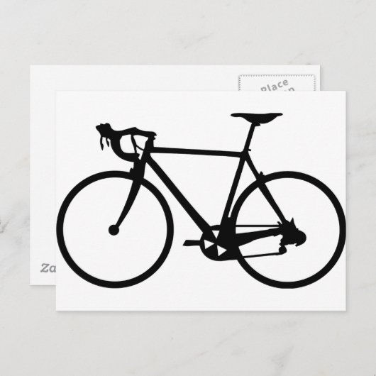 racefoets - racerfiets briefkaart (Voorkant / Achterkant)