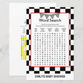 Racefraceergom Baby shower (Voorkant / Achterkant)