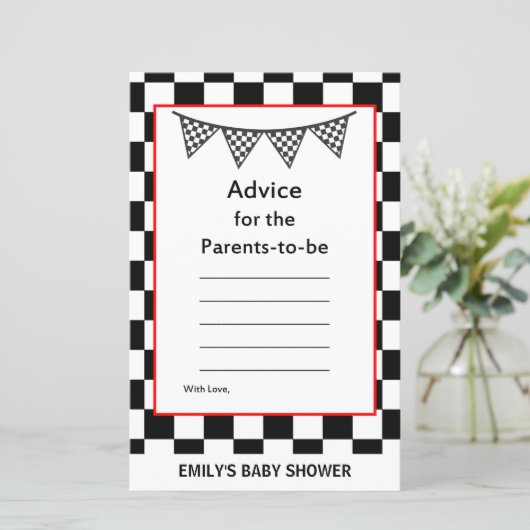 Racefraceergom Baby shower (Staand voorkant)