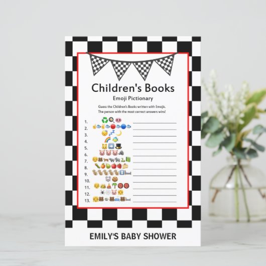 Racefraceergom Baby shower (Staand voorkant)