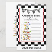 Racefraceergom Baby shower (Voorkant / Achterkant)