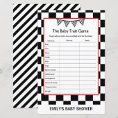 Racefraceergom Baby shower (Voorkant / Achterkant)