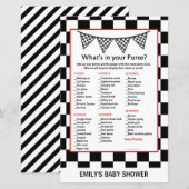 Racefraceergom Baby shower (Voorkant / Achterkant)