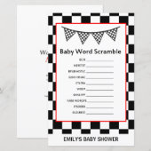 Racefraceergom Baby shower (Voorkant / Achterkant)