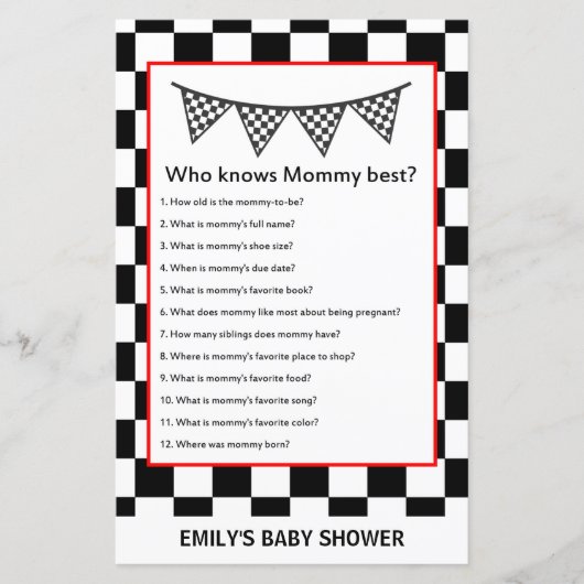 Racefraceergom Baby shower (Voorkant)