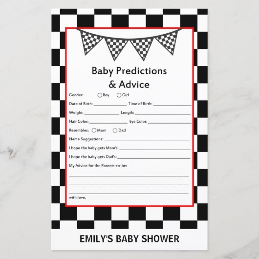 Racefraceergom Baby shower (Voorkant)