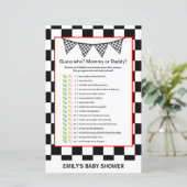 Racefraceergom Baby shower (Staand voorkant)