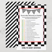 Racefraceergom Baby shower (Voorkant / Achterkant)