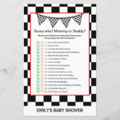 Racefraceergom Baby shower (Voorkant)