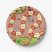 Racegame Papieren Bordje (Voorkant)