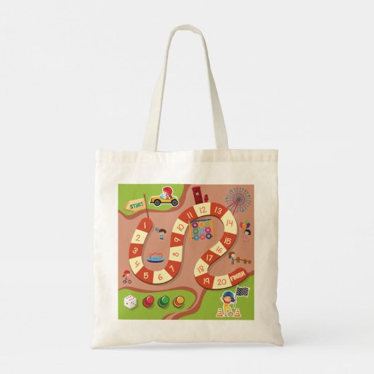 Racegame Tote Bag (Achterkant)