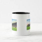 Racegroonde Uitzicht van de grote standaard op het Mok (Midden)