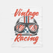 Racehelm Fleece Deken (Voorkant)