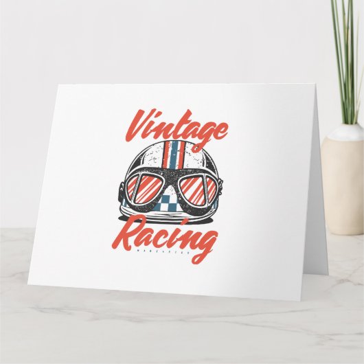 Racehelm Kaart (Voorkant)