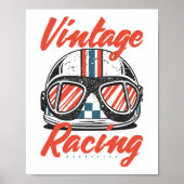 Racehelm Poster (Voorkant)