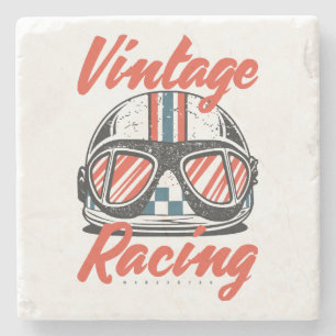 Racehelm Stenen Onderzetter