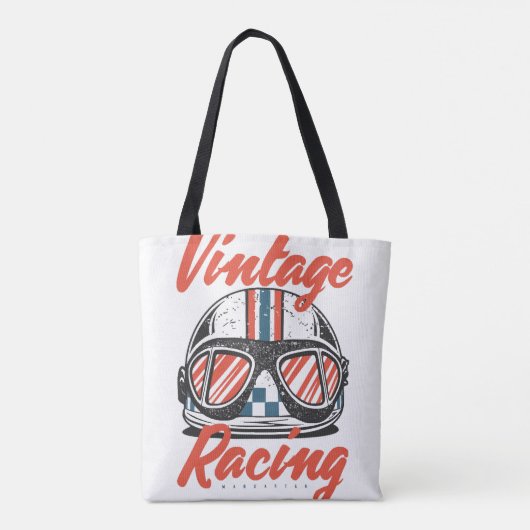 Racehelm Tote Bag (Achterkant)