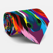 Racehorse Derby Dag Kleurrijk Stropdas (Opgerold)