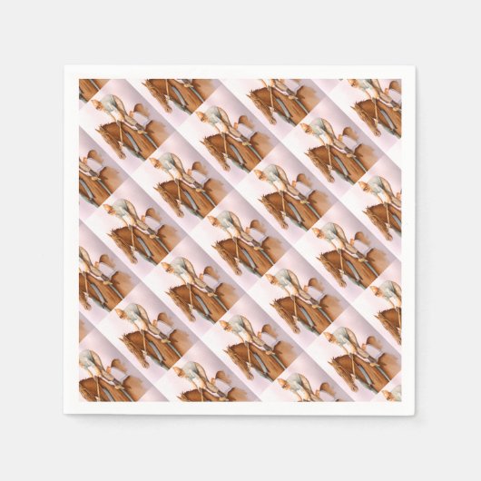 RaceHorse en Jockey Servet (Voorkant)