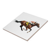 Racehorse en Jockey Tegeltje (Zijkant)