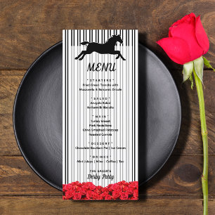 Racehorse en Rozen Derby Day Party Menu