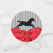 Racehorse en Rozen Derby Party Confetti (Kleine voorkant)