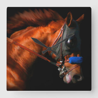Racehorse-klokken Vierkante Klok