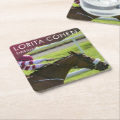 Racehorse Onderzetters Gift Jockey Kentucky Derby (Schuin)