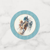 Racehorses en Jockeys Derby Confetti (Kleine voorkant)