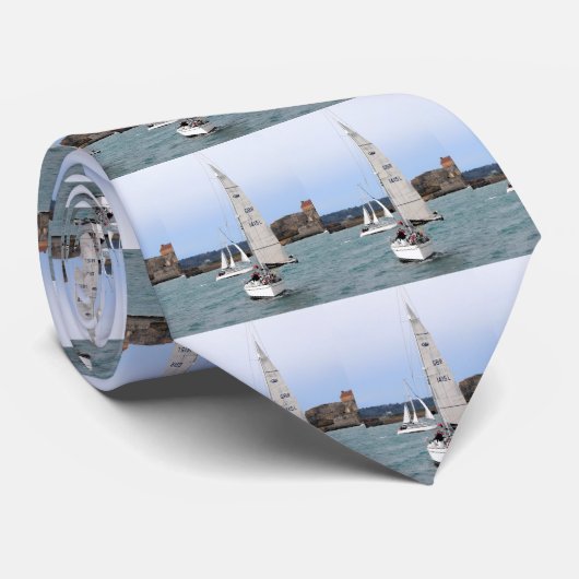 racejachten stropdas (Opgerold)