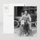 Racemachine uit de jaren 20 briefkaart (Voorkant / Achterkant)