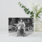 Racemachine uit de jaren 20 briefkaart (Staand voorkant)