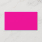 Racemonogram Visitekaartje zwart roze (Achterkant)