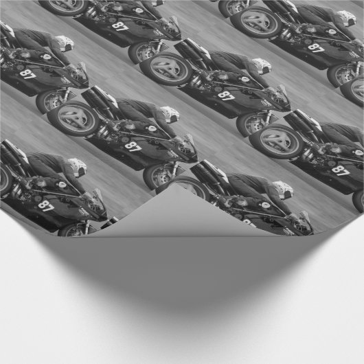 Racemotorfiets Cadeaupapier (Hoek)