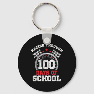 Racen door 100 dagen schoolraceauto 100e D Sleutelhanger