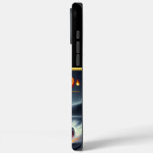 Racen door een maanverlicht landschap in een hete Case-Mate iPhone case (Achterkant / Links)