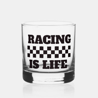 Racen is Life-Whiskey Glass Whisky Glas