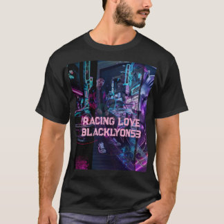 Racen liefde zwart Lyon 53 T-shirt