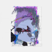 Racen naar scoot - Stuntscooter Fleece Deken (Voorkant)