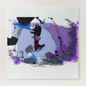 Racen naar scoot - Stuntscooter Legpuzzel (Verticaal)