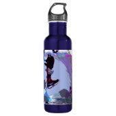 Racen naar scoot - Stuntscooter Waterfles (Voorkant)