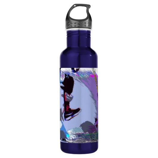 Racen naar scoot - Stuntscooter Waterfles (Voorkant)