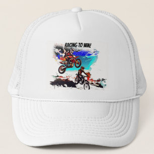 Racen om te Winnen - Motocross Racers Trucker Pet