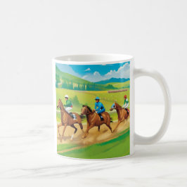 Racen op weg naar de overwinning - Horse Racing Ar Koffiemok