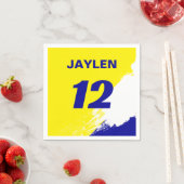 Racenaam en -nummer Sport Servet (Insitu)