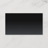 Racend driver Logo  zwart Visitekaartje (Achterkant)